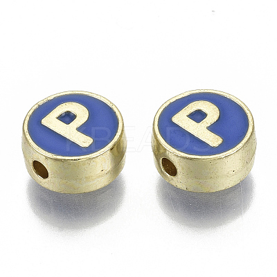 Alloy Enamel Beads LS-X-ENAM-S122-028P-NR-1