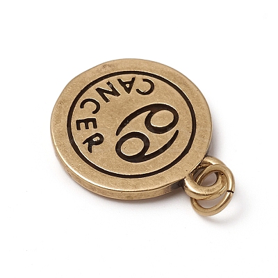 Brass Pendants LS-KK-I668-01AB-01-1