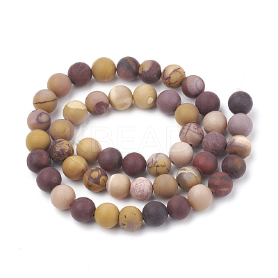 Natural Mookaite Beads Strands G-T106-157-1