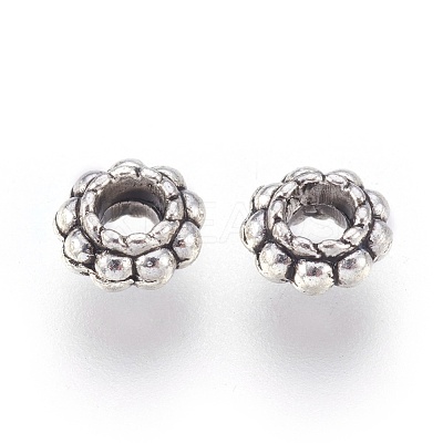 Tibetan Style Alloy Spacer Beads X-LF1565Y-NF-1