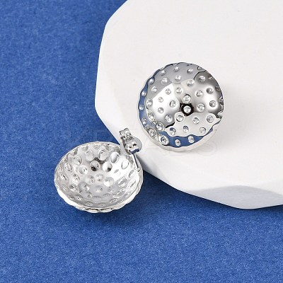 304 Stainless Steel Stud Earrings EJEW-I323-01P-06-1