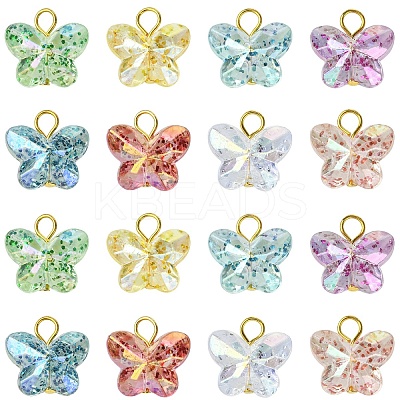 30Pcs Acrylic Pendants PALLOY-YW00120-1
