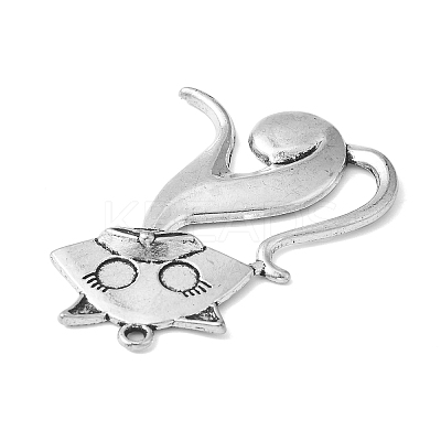 Tibetan Style Alloy Kitten Pendants LS-TIBEP-22758-AS-NR-1