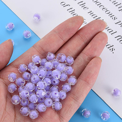 Transparent Acrylic Beads TACR-S152-17A-SS2114-1