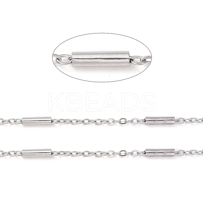 Tarnish Resistant Handmade 304 Stainless Steel Cable Chains CHS-G003-11P-A-1