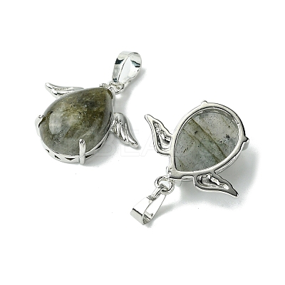 Natural Labradorite Pendants G-C114-05P-06-1
