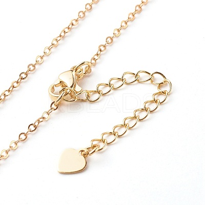 Oval with Virgin Mary & Natural Pearl Beads Pendant Necklaces NJEW-JN03625-01-1