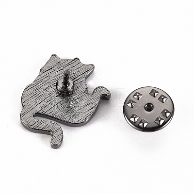 Alloy Enamel Brooches JEWB-S011-105-NR-1