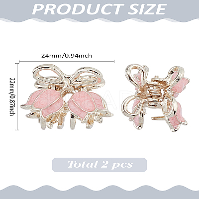 2Pcs Zinc Alloy Claw Hair Clips OHAR-LP0002-13A-1