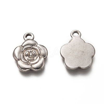 Non-Tarnish 201 Stainless Steel Pendants STAS-H125-09P-1