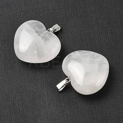 Natural Quartz Crystal Pendants G-A249-04B-01P-1