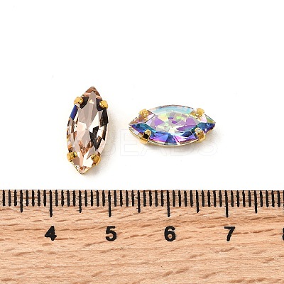 Sew on Rhinestone RGLA-P070-03B-G-1
