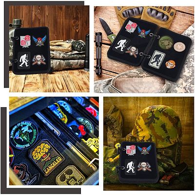 Flip-Page Hook & Loop Patch Book DIY Kit FIND-WH0108-48A-1