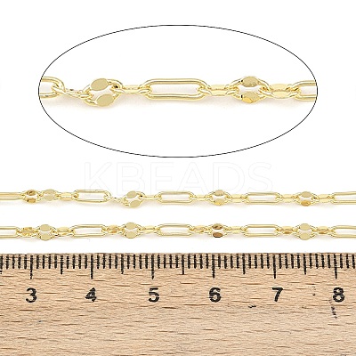 Brass Dapped Chains CHC-P017-05G-1