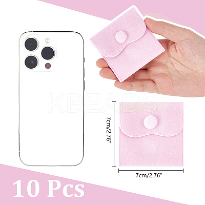 10Pcs Velvet Jewelry Pouches AJEW-NB0005-66D-1