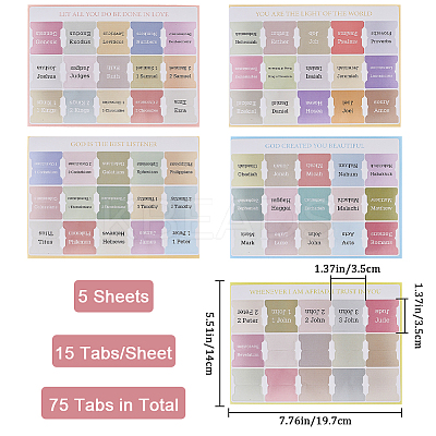Label Sticker Paper Self-Adhesive Stickers DIY-WH20001-30C-1