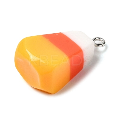 Halloween Opaque Resin Pendants RESI-L038-10P-01-1
