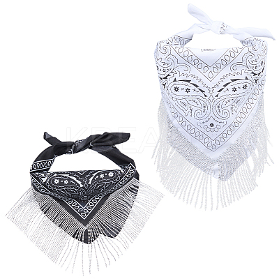 2Pcs 2 Colors Versatile Outdoor Cycling Bandana for Women OHAR-CY0001-21A-1