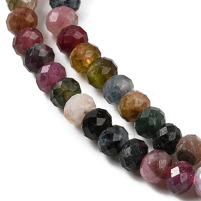 Natural Tourmaline Beads Strands G-RM250101-N13-1