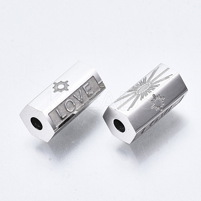 Tarnish Resistant 304 Stainless Steel Beads STAS-S116-310P-1