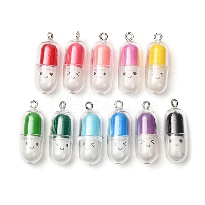 Translucent Resin Pendants RE-CBA9E22-01P-1