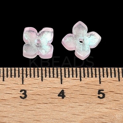 Dyed & Heated Glass Bead Caps GLAA-Z019-01H-1