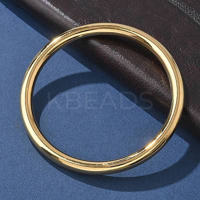 304 Stainless Steel Plain Bangles for Women BJEW-S161-09G-1