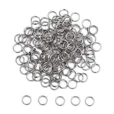 Tarnish Resistant 304 Stainless Steel Split Rings STAS-M216-09-1