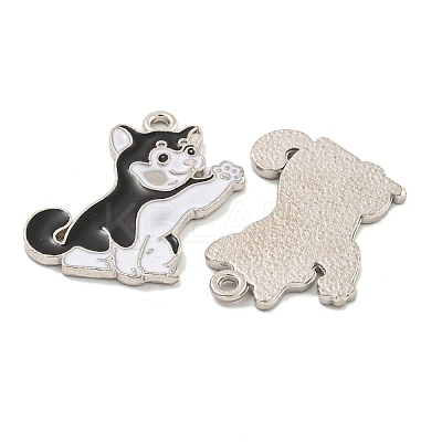 Rack Plating Alloy Enamel Pendants LS-ENAM-Z014-01P-07-1