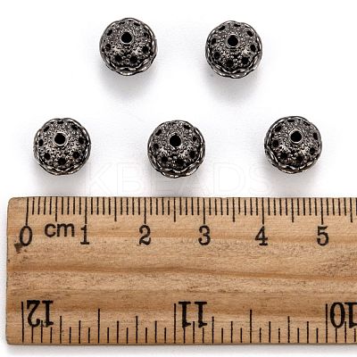 Brass Rhinestone Beads RB-H041-12-1