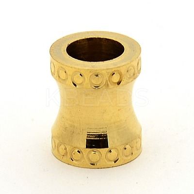 201 Stainless Steel Beads STAS-M003-09G-1