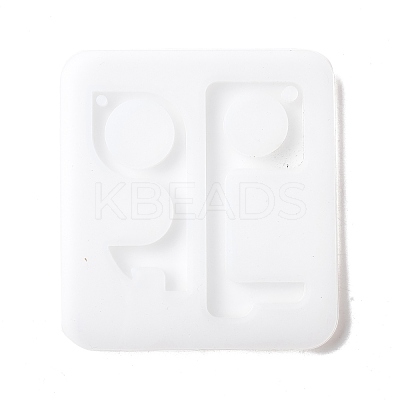 Key Shape DIY Pendant Silicone Molds DIY-F114-10-1