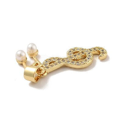 Brass Micro Pave Cubic Zirconia Pendants LS-KK-B059-06G-1