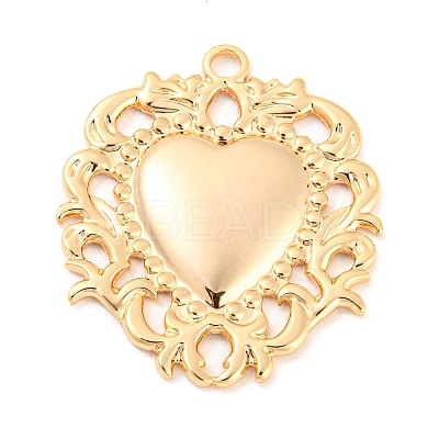 Rack Plating Brass Pendants KK-M261-03G-1