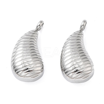 Anti-Tarnish 304 Stainless Steel Pendants STAS-L216-50P-1