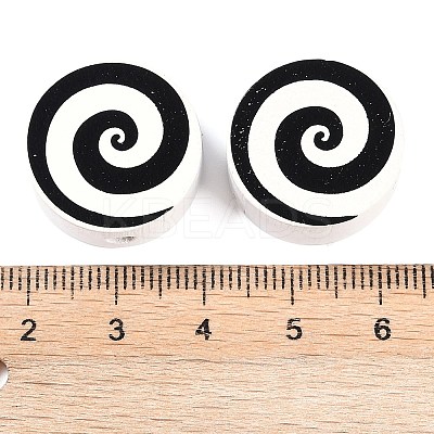 Halloween wood beads WOOD-S064-01D-1