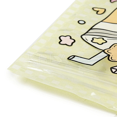 Square Plastic Packaging Resealable Bags OPP-K001-04E-1
