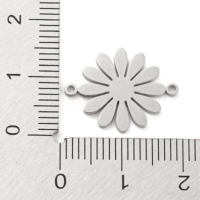 Non-Tarnish 304 Stainless Steel Connector Charms STAS-P332-11P-1
