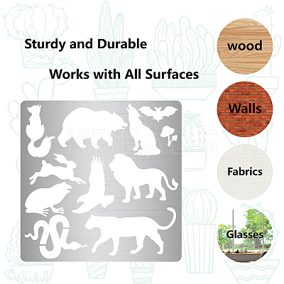 Stainless Steel Cutting Dies Stencils DIY-WH0289-027-1