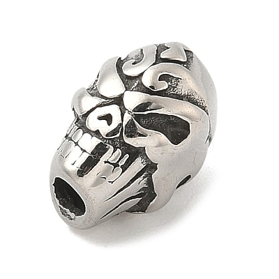 304 Stainless Steel Beads STAS-S183-09AS-1