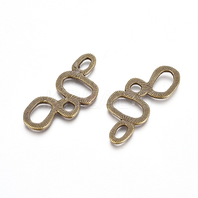 Bubble Tibetan Style Links connectors LS-TIBE-R139-AB-FF-1
