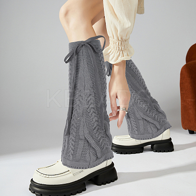 Acrylic Fibers Socks for Women AJEW-WH20060-48C-1