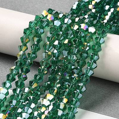 Transparent Electroplate Glass Beads Strands LS-EGLA-A039-T6mm-B10-1