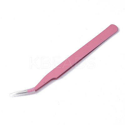 Spray Painted 201 Stainless Steel Beading Tweezers TOOL-S012-02-1
