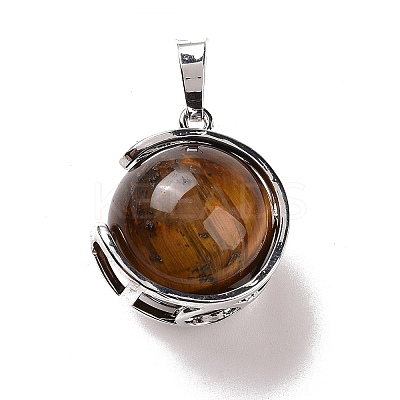Natural Tiger Eye Pendants G-A212-01P-03-1