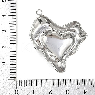 304 Stainless Steel Pendants STAS-K311-06PG-1
