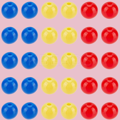 Opaque Acrylic Beads SACR-PA0001-04A-02-1
