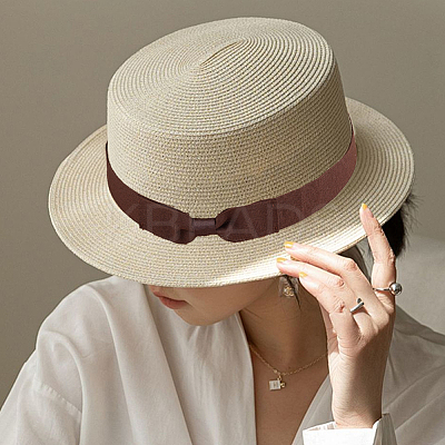 18Pcs 18 Colors Women's Faux Suede Bowknot Stretchable Hat Band AJEW-OC0014-22-1