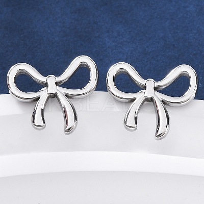 304 Stainless Steel Stud Earrings for Women EJEW-K306-17P-1