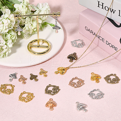 72pcs 12 Styles Alloy Pendants DIY-CA0006-55-1